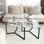 Hanah Home Bellisimo - Black Juego de Mesa de Centro